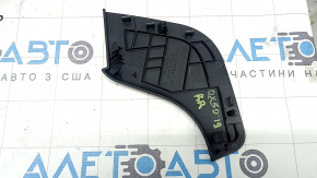 Upper right arch trim panel for Infiniti QX50 19-25 black
