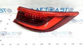 Infiniti QX50 19-25 right outer fender light cracks in mount