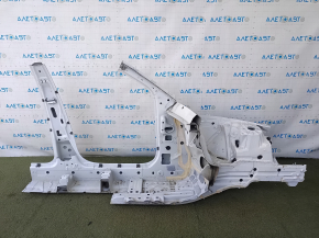 Front left quarter panel of Mercedes GLC 16-22 on the body, white