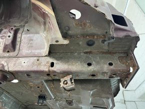 Quarter wing rear left Ford Edge 19-24 on the body, burgundy, rusty