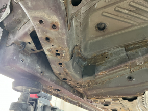Quarter wing rear left Ford Edge 19-24 on the body, burgundy, rusty