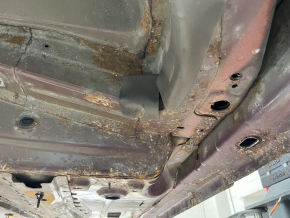 Quarter wing rear right Ford Edge 15-24 on the body, burgundy, rusty