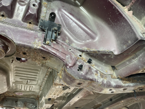 Quarter wing rear right Ford Edge 15-24 on the body, burgundy, rusty