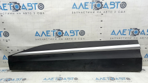 Lower front left door trim for Kia Sportage 23-26, structure with gray molding