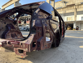 Quarter wing rear right Ford Edge 15-24 on the body, burgundy, rusty