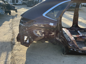 Quarter wing rear right Ford Edge 15-24 on the body, burgundy, rusty