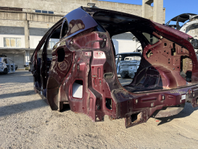Quarter wing rear left Ford Edge 19-24 on the body, burgundy, rusty