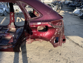 Quarter wing rear left Ford Edge 19-24 on the body, burgundy, rusty