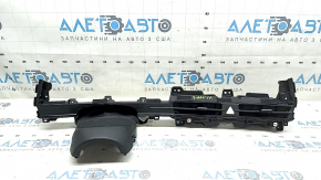 Front panel center trim with deflectors for Kia Sportage 23-25 HEV, black, scratches