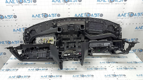 Infiniti QX50 19-21 black dashboard with AIRBAG, speaker, and deflectors