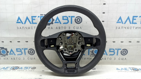 Kia Sportage 23-25 bare steering wheel, black rubber, no buttons or paddles, no overlay