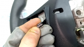 Kia Sportage 23-25 bare steering wheel, black rubber, no buttons or paddles, no overlay