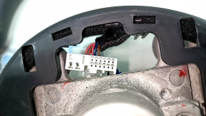 Kia Sportage 23-25 bare steering wheel, black rubber, no buttons or paddles, no overlay