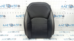 Infiniti QX50 19-20 passenger seat back upholstery, black leather with perforation, heated