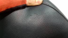 Mercedes H247 GLA 20-26 driver's seat back upholstery, black leather, heated, cracks, scratches
