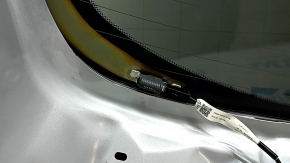 Infiniti QX50 19-25 tinted trunk lid with glass, silver K23, with molding, spoiler and trim