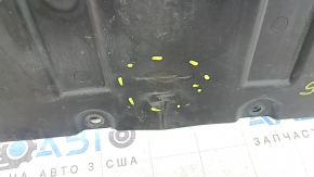 Infiniti QX50 19-20 front bumper guard with tears, dents, and scratches