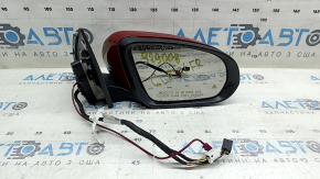 Right side mirror assembly for Mercedes H247 GLA 20-26, 15+1 pin, turn signal, heated, memory, BSM, red