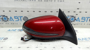 Right side mirror assembly for Mercedes H247 GLA 20-26, 15+1 pin, turn signal, heated, memory, BSM, red