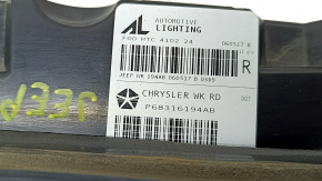 Right inner tailgate light for Jeep Grand Cherokee WK2 17-21 LED Trailhawk, polished