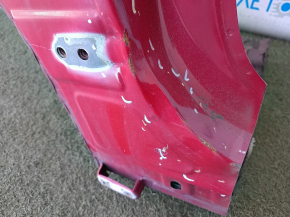 Front left quarter Kia Niro 17-22 HEV, on the body, red, dented threshold