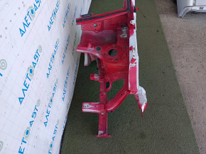 Front left quarter Kia Niro 17-22 HEV, on the body, red, dented threshold