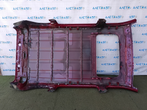 Metal roof for a 2020 Toyota Highlander with a sunroof, sawed off, dents