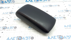 Jeep Grand Cherokee WK2 17-17 leather armrest, black, red stitching