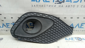 Mercedes H247 GLA 20-23 right front bumper grille under fog lights, faded plastic, bump