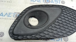 Mercedes H247 GLA 20-23 right front bumper grille under fog lights, faded plastic, bump