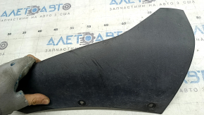 Left front bumper lip Mercedes H247 GLA 20-23 structure, faded plastic, worn