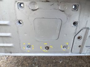 Infiniti QX50 19-25 rear panel on the body, silver, broken amplifier mounting bolts
