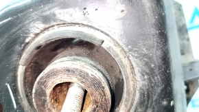 The rear subframe of the Infiniti QX50 19-25 AWD is rusty, with microcracks in the S/B, and a dented ear.