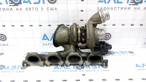 Turbocharger complete with manifold BMW 5 G30 17-23 2.0T, 530e hybrid with tubes, 27k