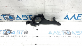 Right front panel trim for the Start-Stop button on a Jeep Grand Cherokee WK2 16-21, black with chrome