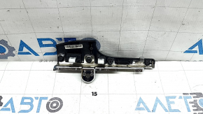 Left front panel trim for Jeep Grand Cherokee WK2 16-21 black with chrome