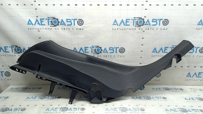 Door sill trim, inner rear left, Mercedes H247 GLA 20-26, black, with plug, worn