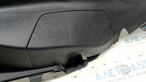 Door sill trim, inner rear left, Mercedes H247 GLA 20-26, black, with plug, worn