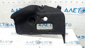 Jeep Grand Cherokee WK2 14-22 black lower passenger footwell trim panel, torn