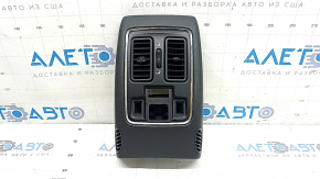 Jeep Grand Cherokee WK2 14-22 rear center console trim, black, with heating and power outlet, scratches