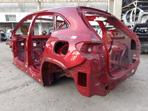 Quarter wing rear left Mercedes H247 GLA 20-26 on the body, red, bumper