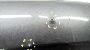 Bare front bumper, upper part, under the Jeep Grand Cherokee WK2 17-22 trim, for parking sensors and Park Assist, graphite, non-standard holes, dents