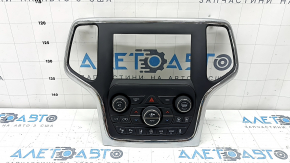 Jeep Grand Cherokee WK2 17-17 climate control system with 8.4" monitor, gray with chrome, Park Assist and lane keeping assist