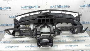 Front dashboard with Airbag for Jeep Grand Cherokee WK2 14-22, black, cracked, missing fragment