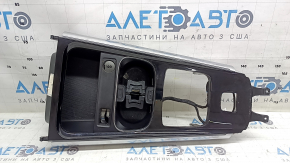 Mercedes H247 GLA 20-23 upper center console trim, glossy black with chrome, with backlighting