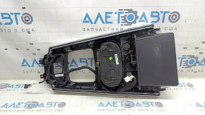 Mercedes H247 GLA 20-23 upper center console trim, glossy black with chrome, with backlighting