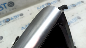 Mercedes H247 GLA 20-23 upper center console trim, glossy black with chrome, with backlighting