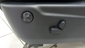 Jeep Grand Cherokee WK2 17-20 driver's seat with airbag, electric, black leather with red stitching, heated Trailhawk, dented, worn