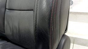 Jeep Grand Cherokee WK2 17-20 driver's seat with airbag, electric, black leather with red stitching, heated Trailhawk, dented, worn