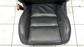 Jeep Grand Cherokee WK2 17-20 driver's seat with airbag, electric, black leather with red stitching, heated Trailhawk, dented, worn